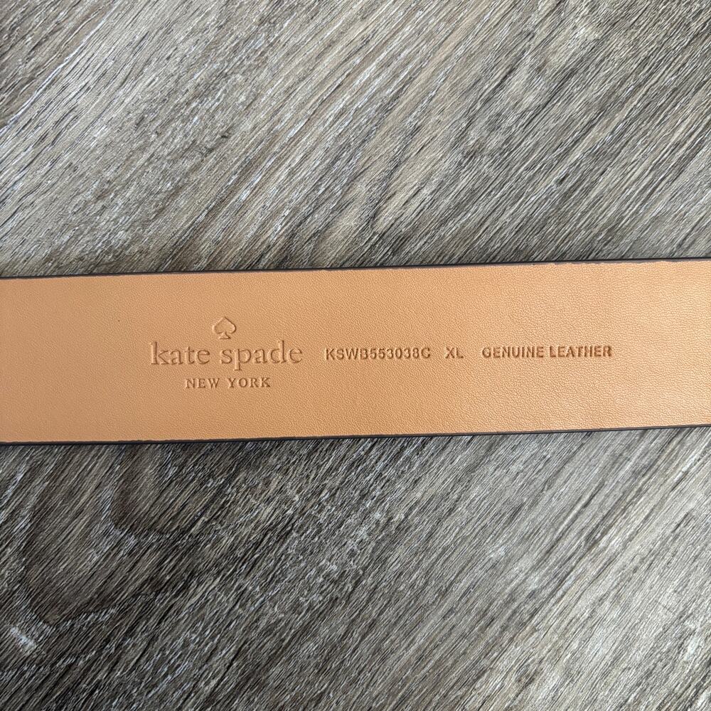 NEW Kate Spade Women’s Genuine Leather Belt in Bright Pink - Size: XL - Picture 3 of 6